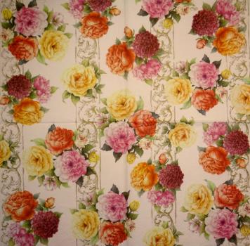 652 Rosen - 3-lagig (creme) - Paw